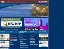 Tablet Screenshot of naspaa.org